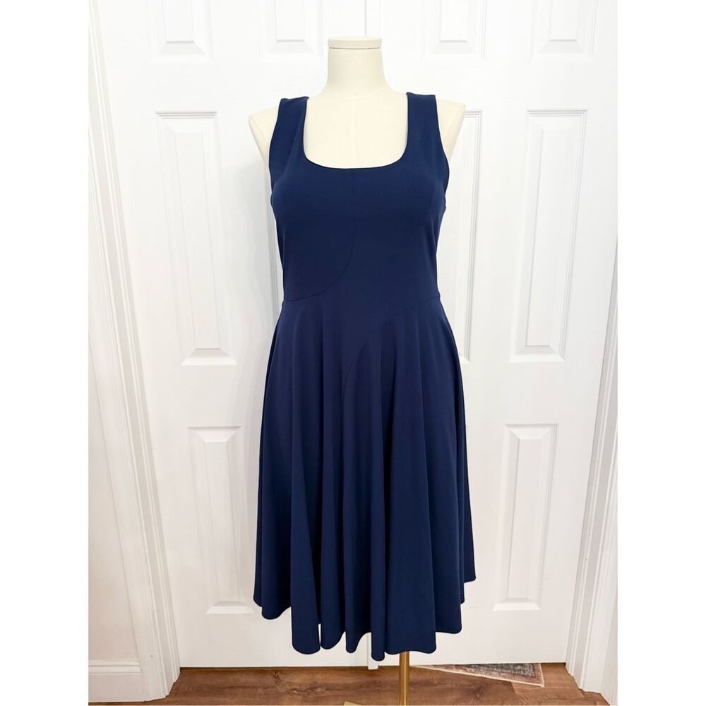 NWT Trina Turk Womens Ink Satisfaction Dress Dress Large